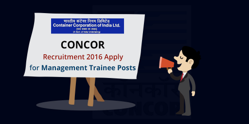 CONCOR Recruitment 2016
