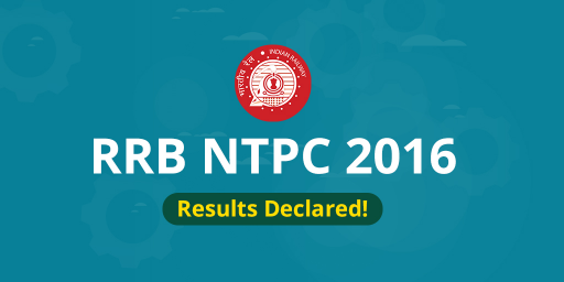 RRB NTPC Result 2016